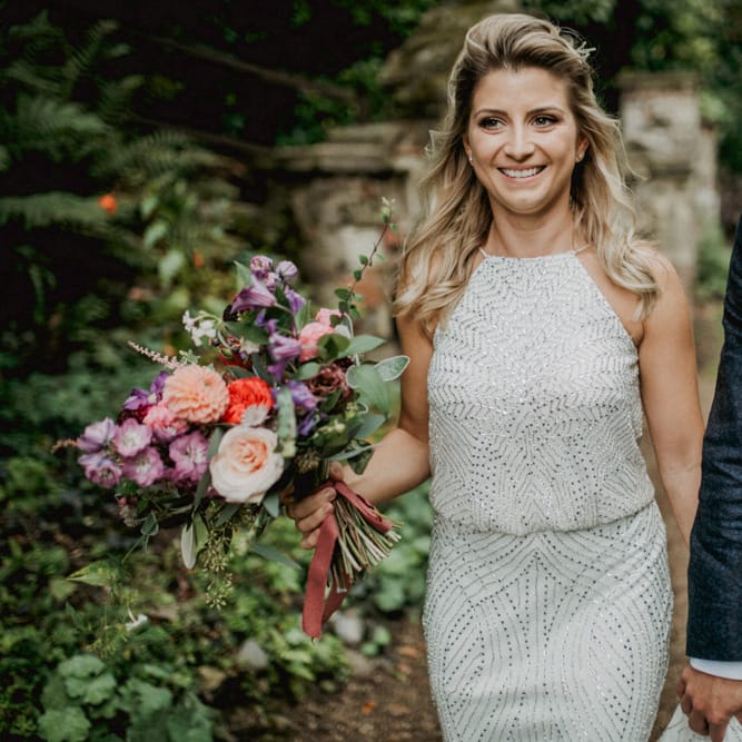 Gypsophila Fairy Lights & Dark Florals For A Family Focused Wedding At The Georgian Townhouse Norwich With Images By Camilla Andrea Photography