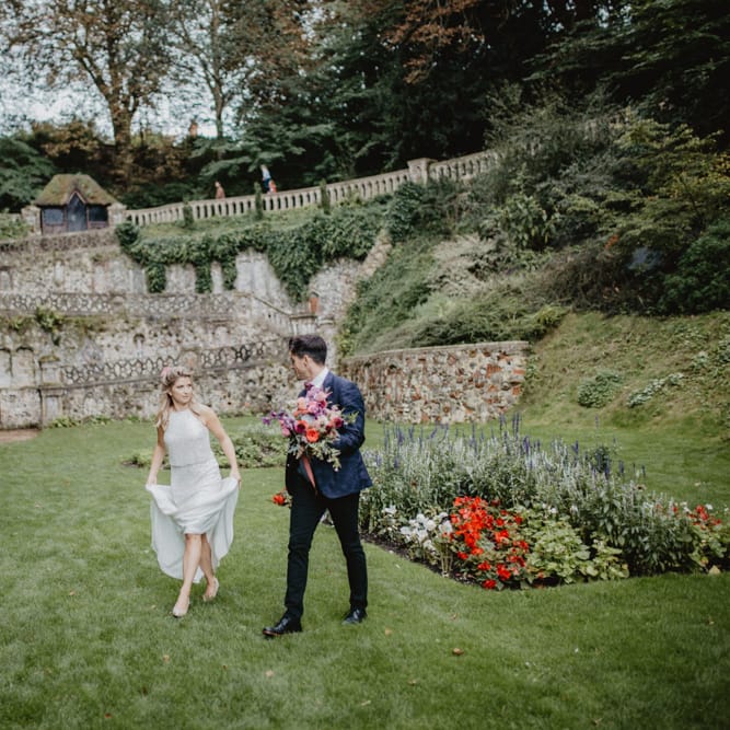 Gypsophila Fairy Lights & Dark Florals For A Family Focused Wedding At The Georgian Townhouse Norwich With Images By Camilla Andrea Photography