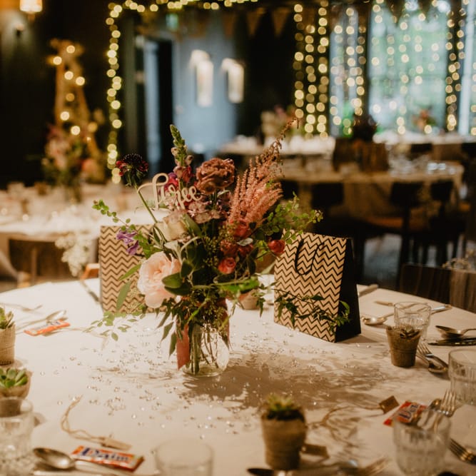 Gypsophila Fairy Lights & Dark Florals For A Family Focused Wedding At The Georgian Townhouse Norwich With Images By Camilla Andrea Photography