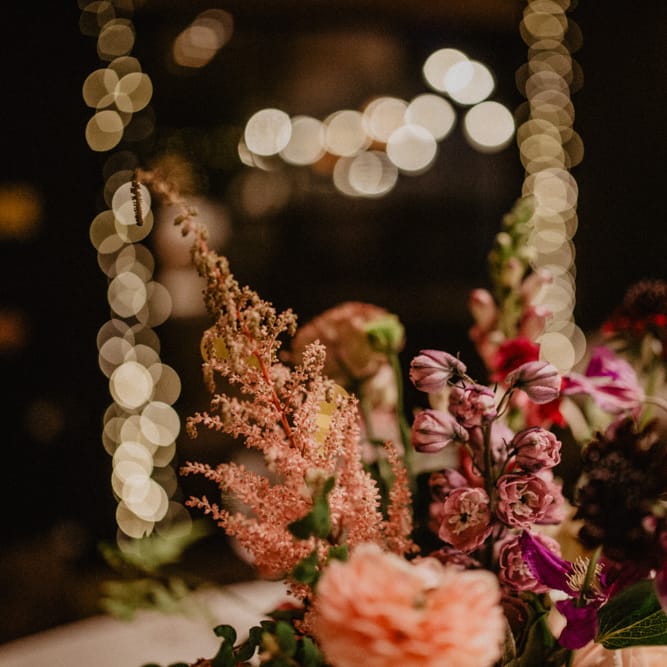 Gypsophila Fairy Lights & Dark Florals For A Family Focused Wedding At The Georgian Townhouse Norwich With Images By Camilla Andrea Photography