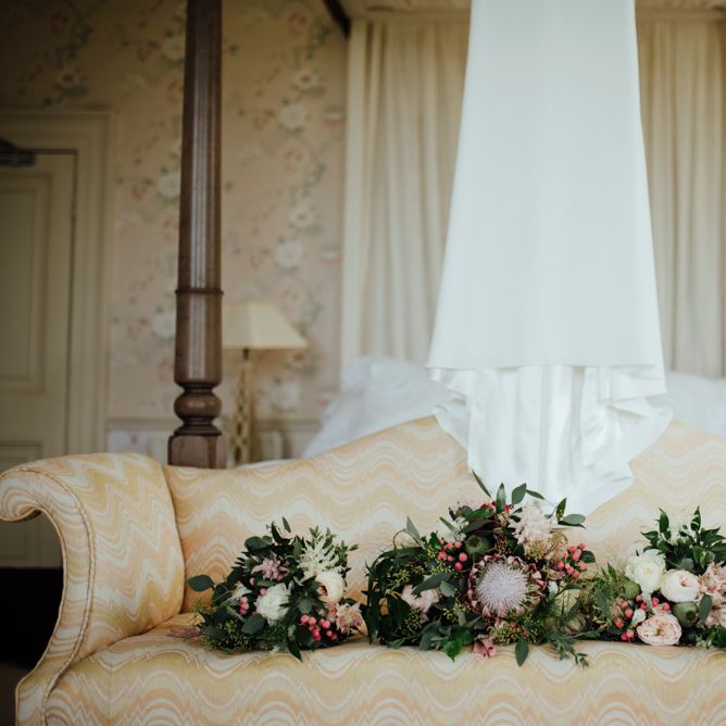 Bridal Preparations | Protea Bouquets | The Lou's Photography