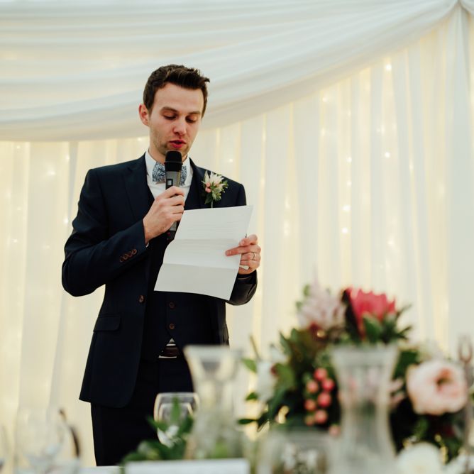 Wedding Speeches | Top Table Decor | The Lou's Photography