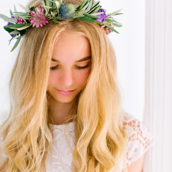Beachy Boho Waves & Flower Crown | Jewel Coloured Spanish Wedding Planned & Styled by Rachel Rose Weddings | Anna Gazda Photography