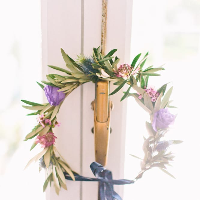 Flower Crown | Jewel Coloured Spanish Wedding Planned & Styled by Rachel Rose Weddings | Anna Gazda Photography