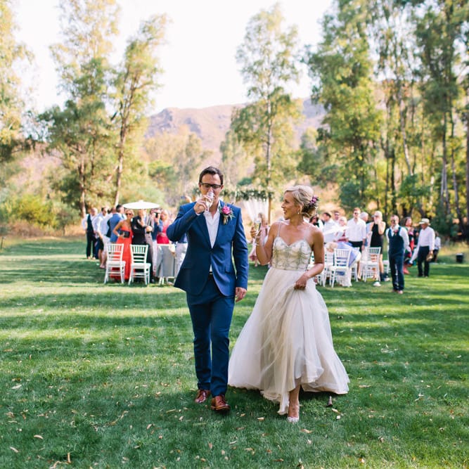 Bride in Catherine Deane 'Freya' Gown | Groom in Reiss Suit | Jewel Coloured Spanish Wedding Planned & Styled by Rachel Rose Weddings | Anna Gazda Photography