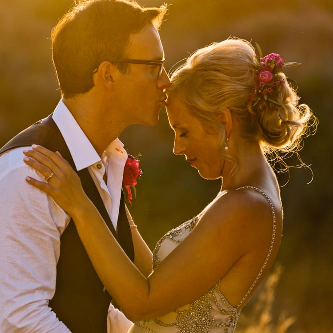 Bride in Catherine Deane 'Freya' Gown | Groom in Reiss Suit | Jewel Coloured Spanish Wedding Planned & Styled by Rachel Rose Weddings | Anna Gazda Photography