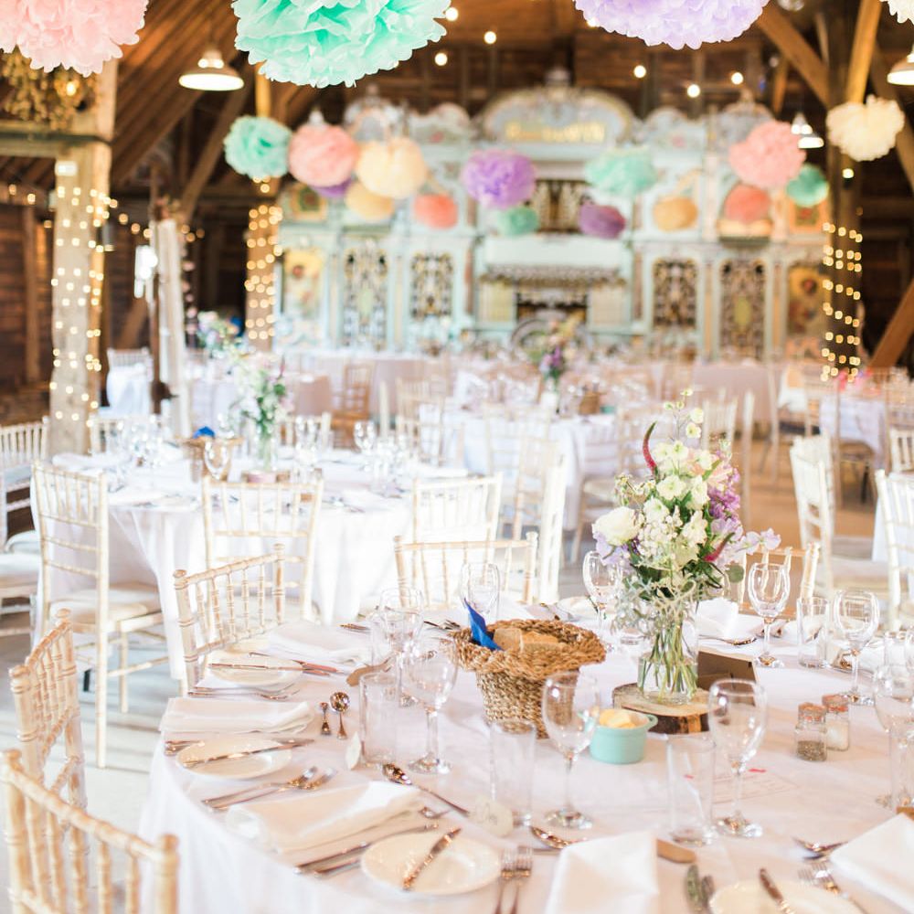 Pom Pom Wedding Decor