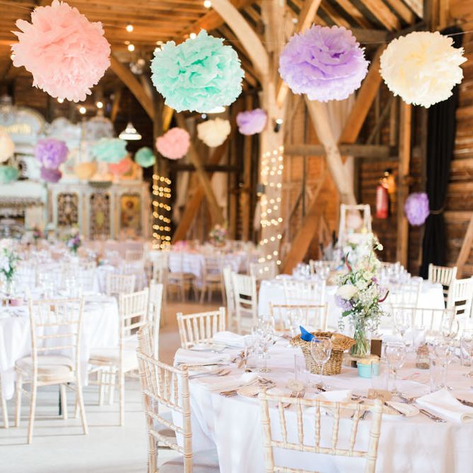 Pom Pom Wedding Decor