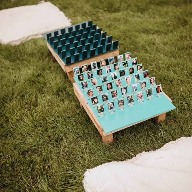 Personalised Guess Who Board For Wedding