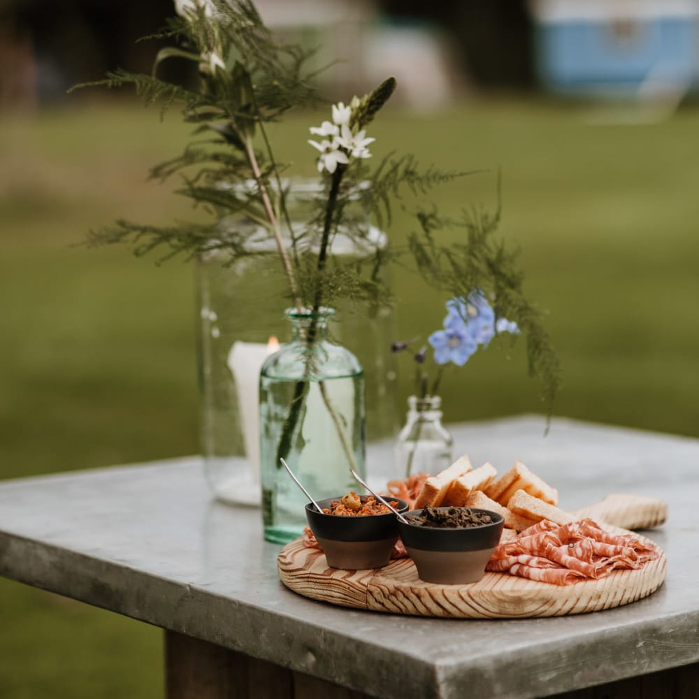 Festival Wedding At Campsite In Holland With A Picnic Reception & Images From Green Antlers Photography