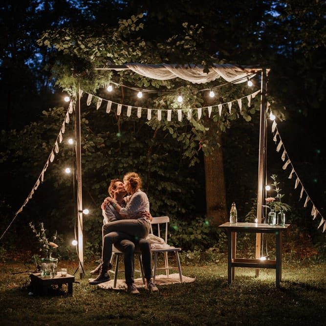 Festoon Lights For Wedding Picnic