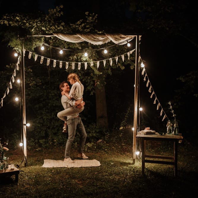 Festoon Lights For Wedding Picnic