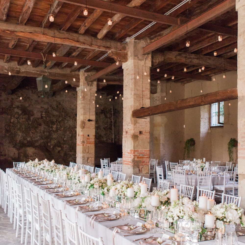 Beautiful Blush Pink Table Setting