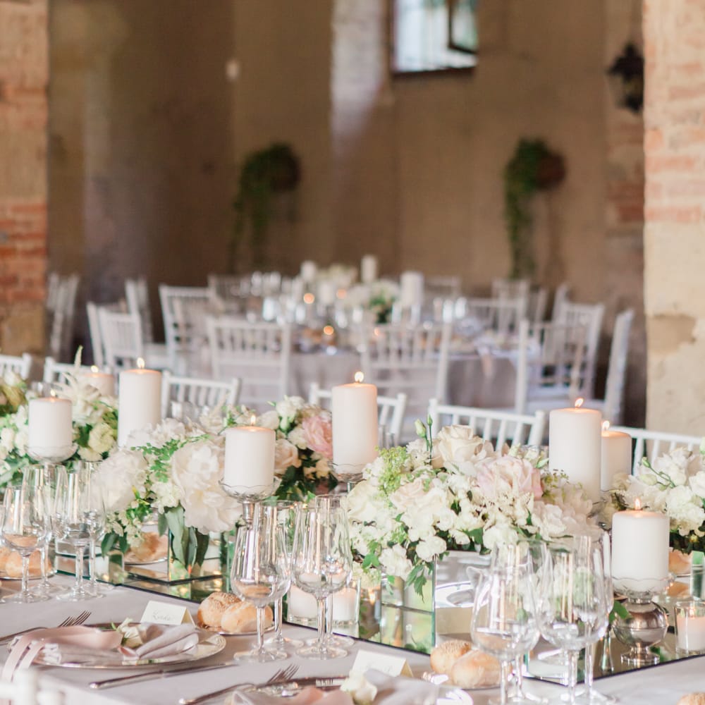 Beautiful Blush Pink Table Setting