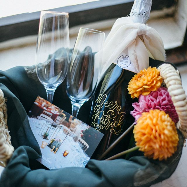 Tropical Inspired Wedding Decor For An Outdoor Wedding Reception In Spain