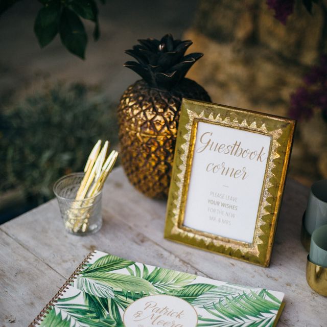 Tropical Themed Wedding in Costa Brava