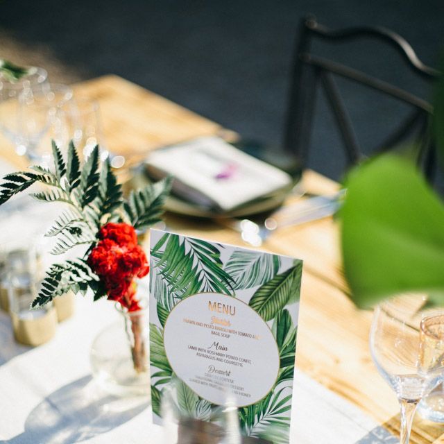 Tropical Themed Wedding in Costa Brava
