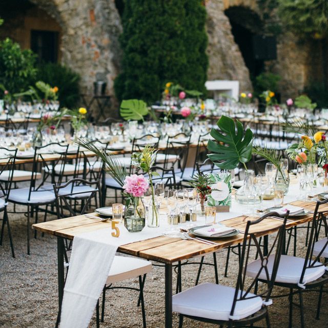 Tropical Themed Wedding in Costa Brava