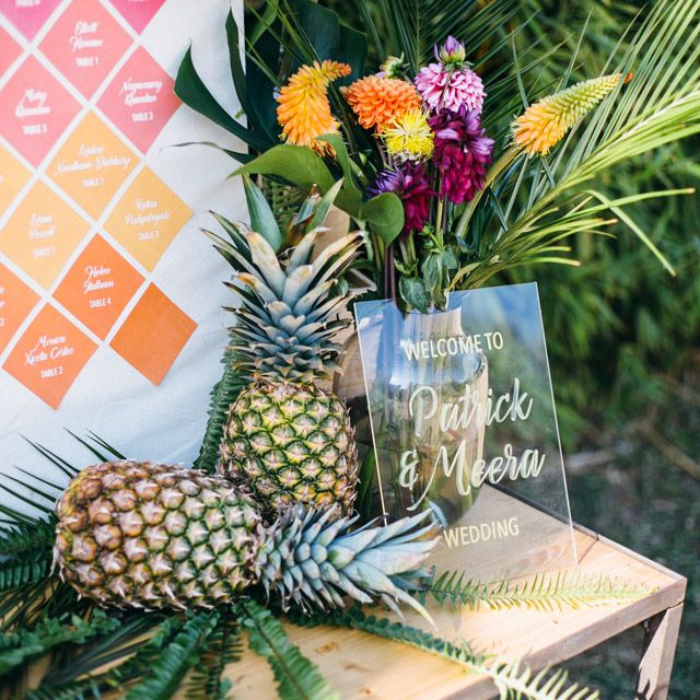 Tropical Themed Wedding in Costa Brava
