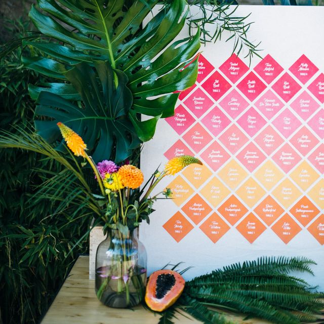 Tropical Themed Wedding in Costa Brava