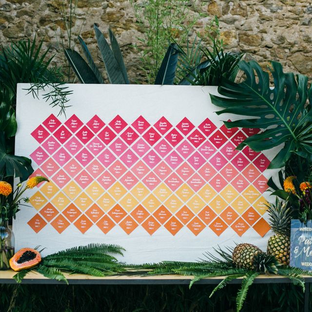 Tropical Themed Wedding in Costa Brava