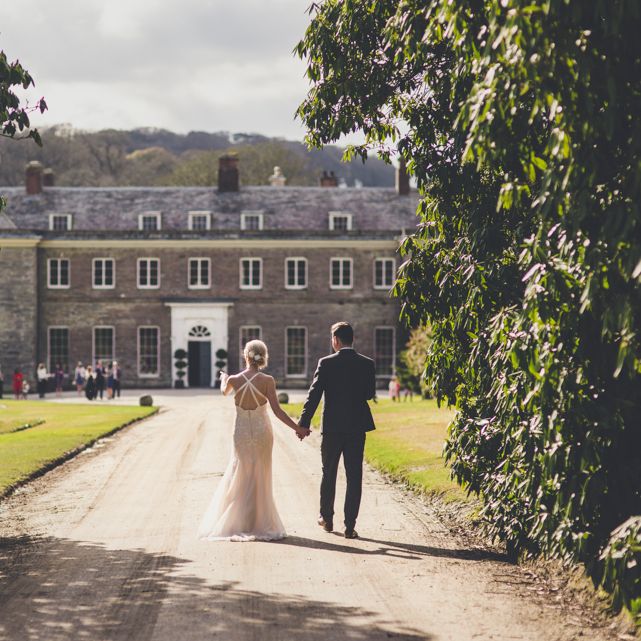 Bride & Groom At Bconnoc Cornwall