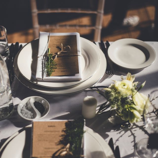 Rustic Wedding Place Settings
