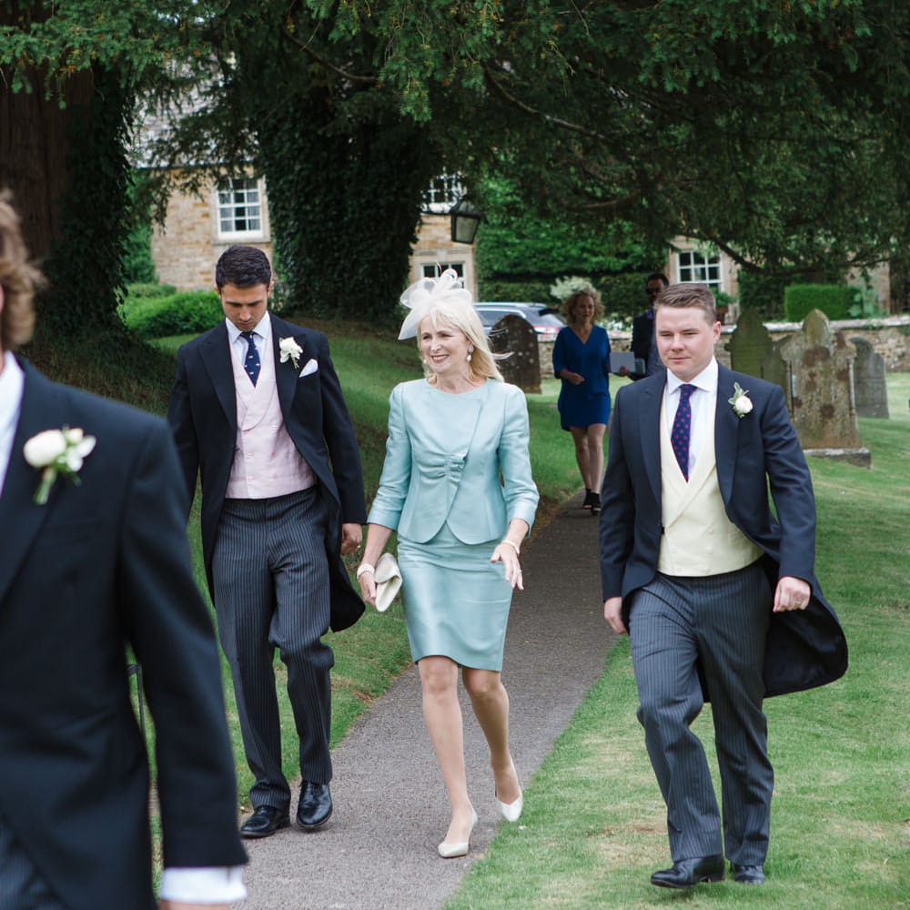 Groomsmen in Tails & Mother of the Groom | Bride in Ingrida Bridal Gown | Beautiful Classic Wedding at Cornwell Manor | Lucy Davenport Photography
