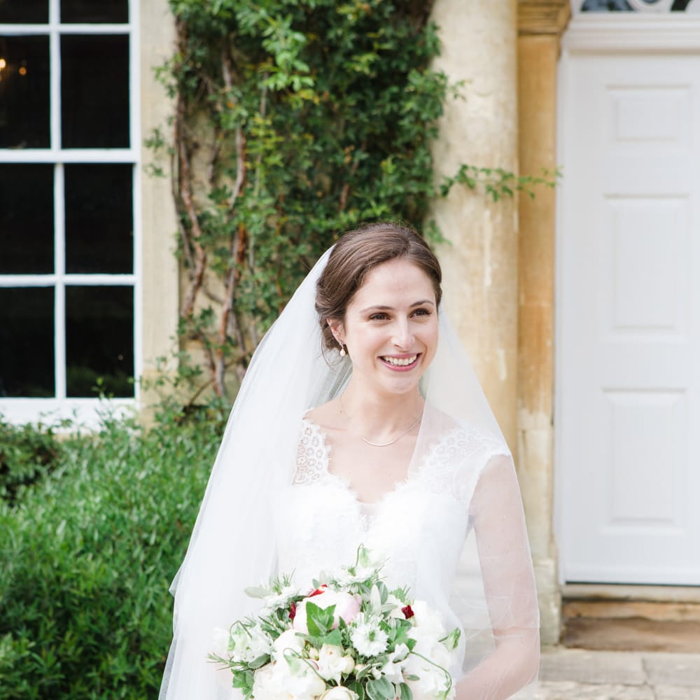 Bride in Ingrida Bridal Gown | Beautiful Classic Wedding at Cornwell Manor | Lucy Davenport Photography