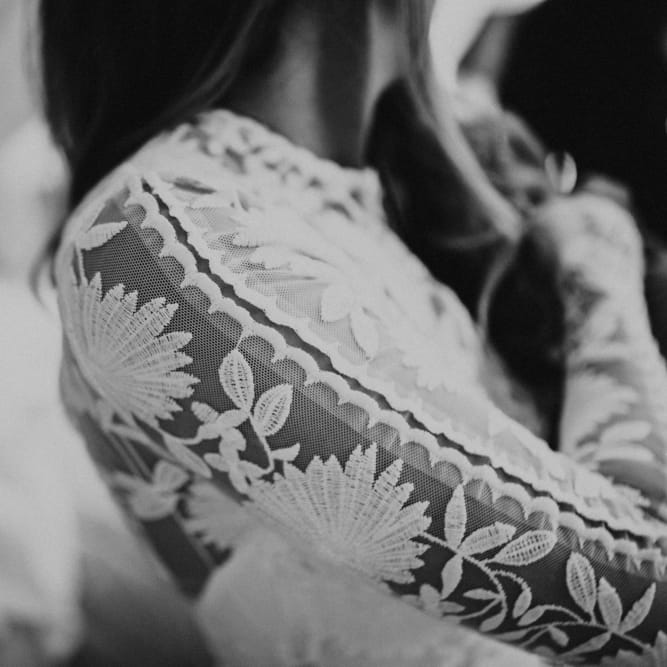 Rue De Seine Bride For A Foliage & Pampas Grass Wedding At Godwick Hall With Props From The Little Lending Co & Images By Darina Stoda