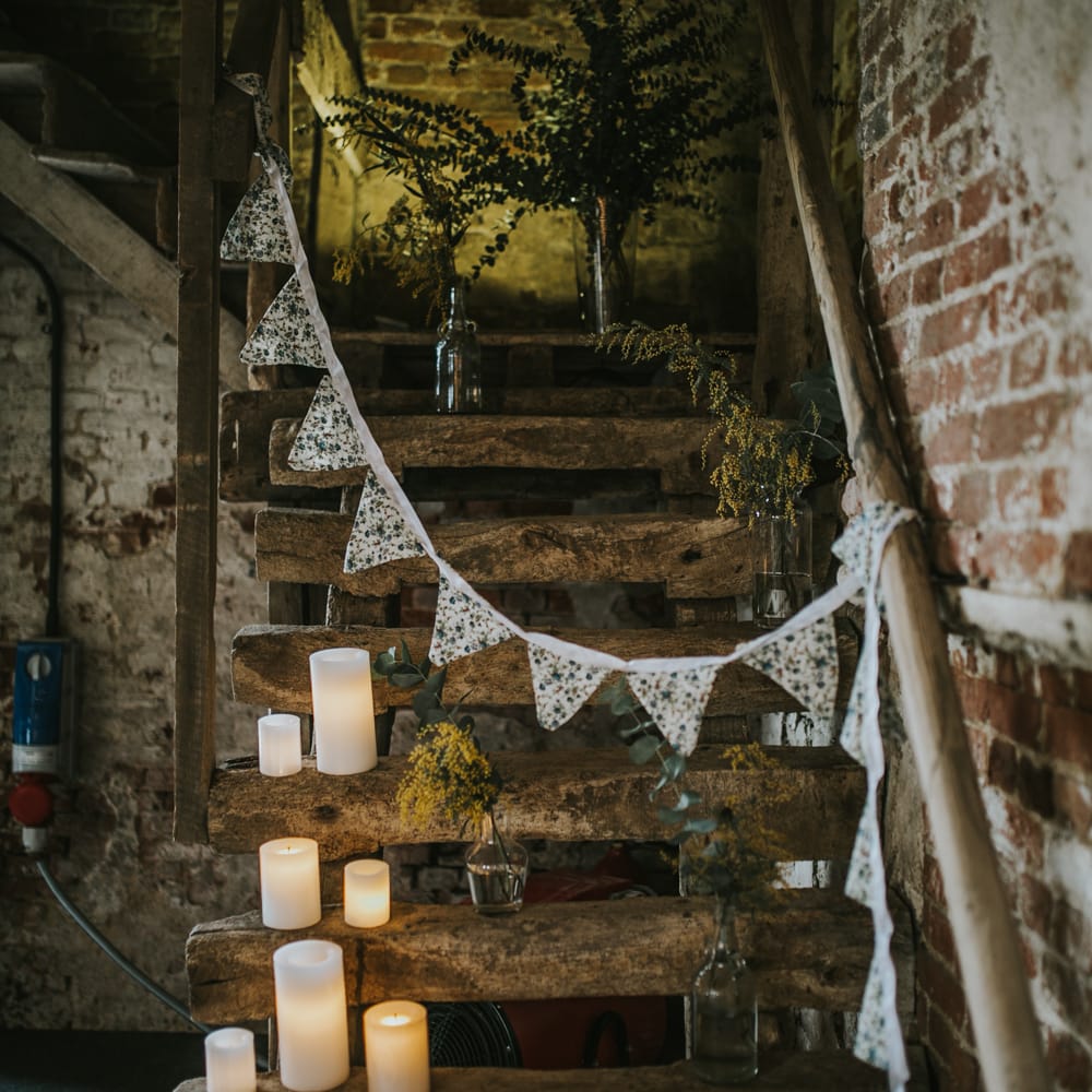 Rue De Seine Bride For A Foliage & Pampas Grass Wedding At Godwick Hall With Props From The Little Lending Co & Images By Darina Stoda