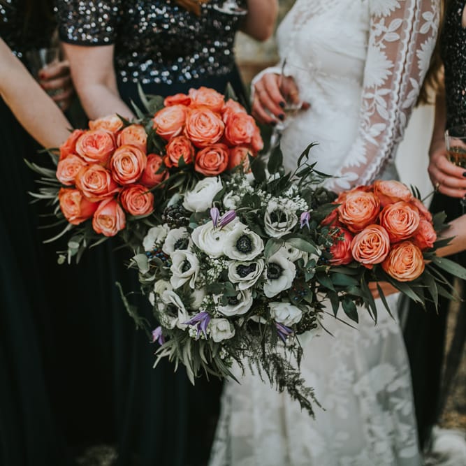 Rue De Seine Bride For A Foliage & Pampas Grass Wedding At Godwick Hall With Props From The Little Lending Co & Images By Darina Stoda