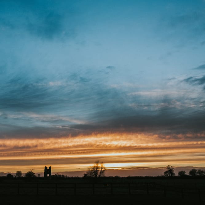 Sunset At Godwick Hall Norfolk