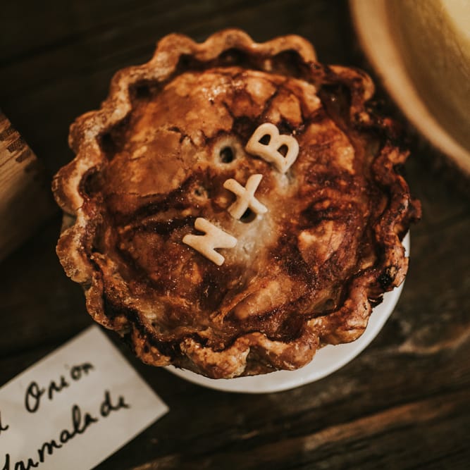 Pie & Cheese Board Evening Food For Wedding