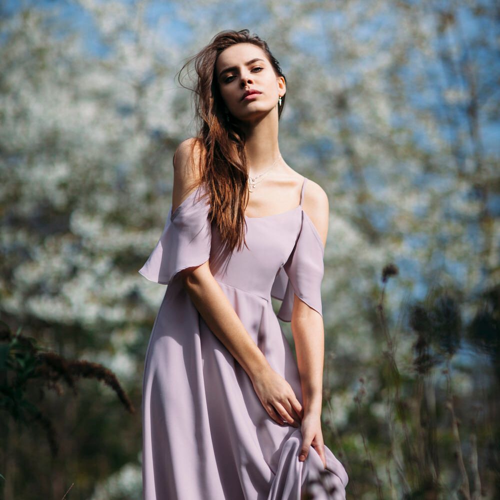 Stylish Bridesmaids Dresses From Rewritten | New Shade 'Oyster' | Image by Joanna Bongard Photography