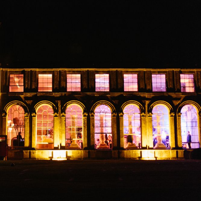 Aynhoe Park at Night