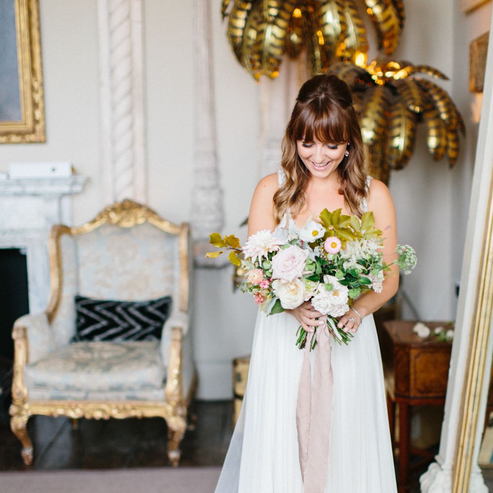 Bride in Jenny Packham