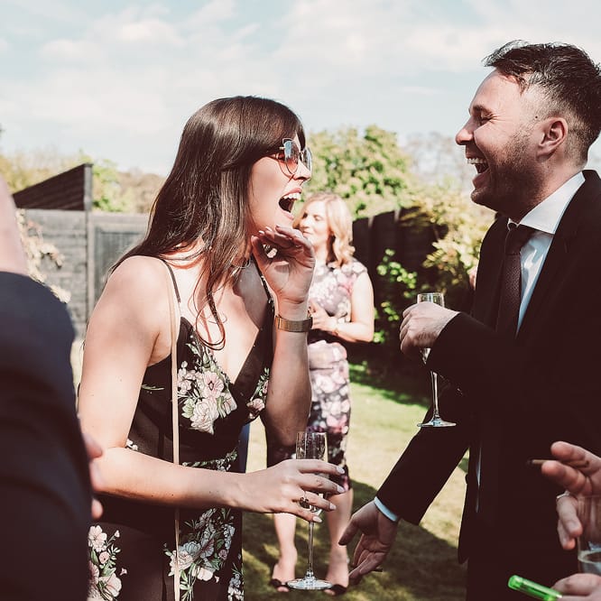 Wedding Guests | Outdoor Wedding at Millbridge Court | Lemonade Pictures
