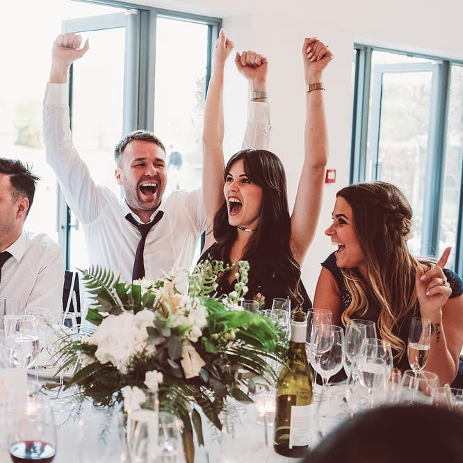 Wedding Guests | Outdoor Wedding at Millbridge Court | Lemonade Pictures