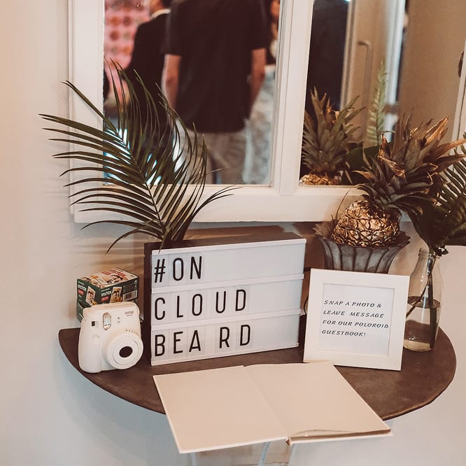 Light Box | Polaroid Picture Guest Book | Lemonade Pictures