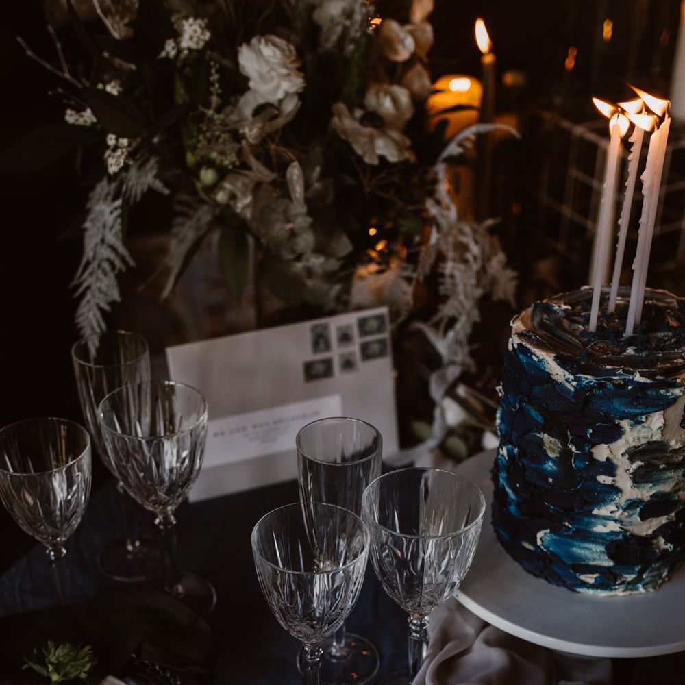 Elegant Tablescape | Nocturn Wedding Inspiration at Godwick Great Barn Planned & Styled by The Little Lending Company | Agnes Black Photography | Film by The Wilde Bride