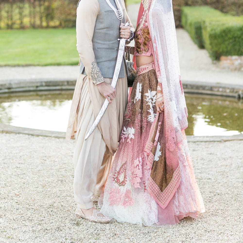 Pastel English Countryside Asian Fusion Wedding Inspiration