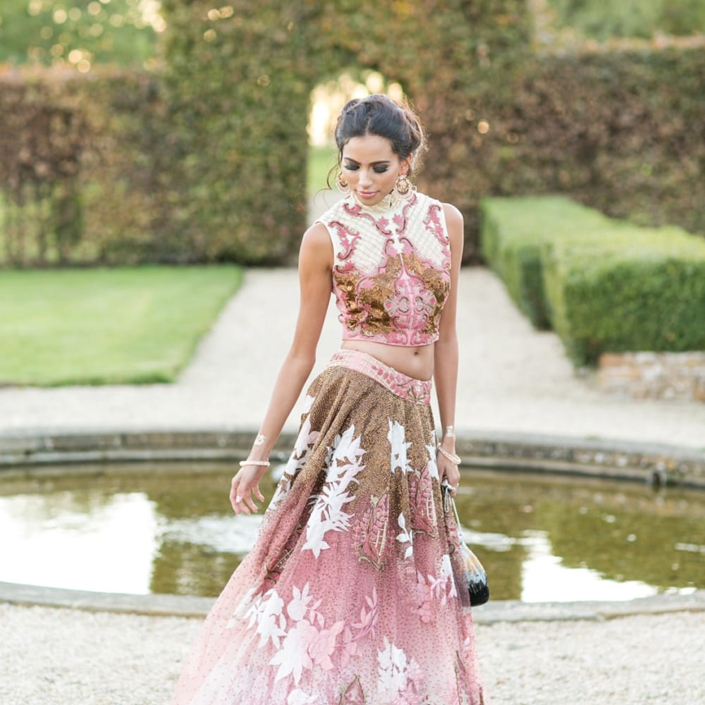 Pastel English Countryside Asian Fusion Wedding Inspiration