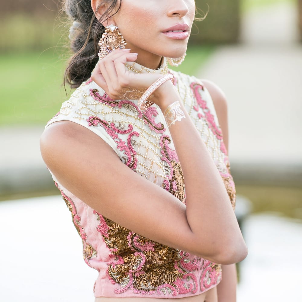 Pastel English Countryside Asian Fusion Wedding Inspiration