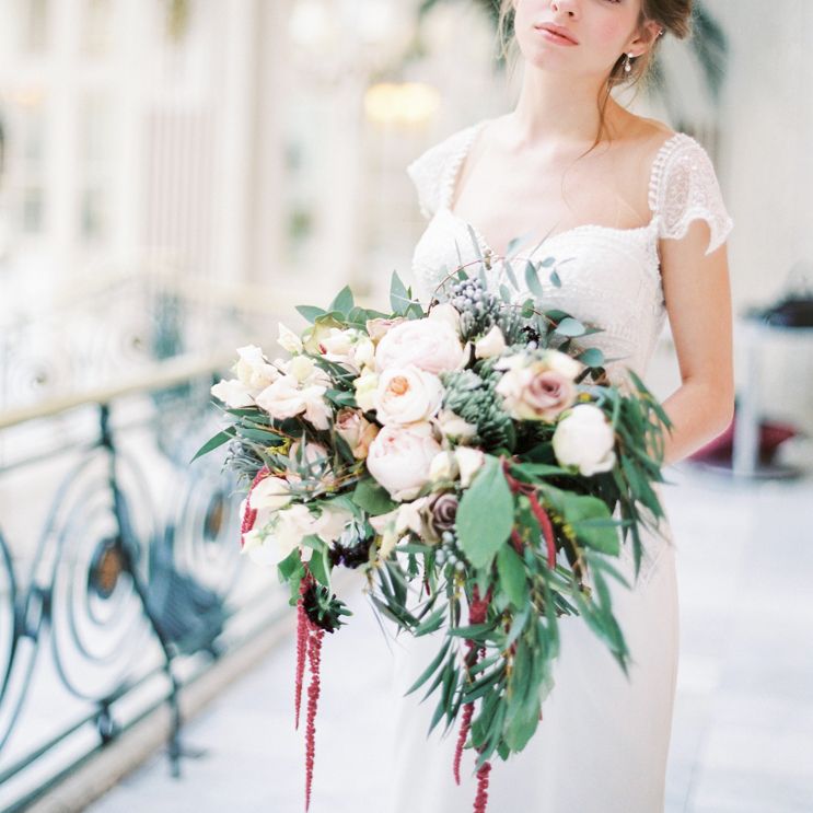 Elegant Wedding Inspiration From The Waldorf Astoria Hotel With Gowns By Mirror Mirror Bridal Couture & Images From And Your Story Photography