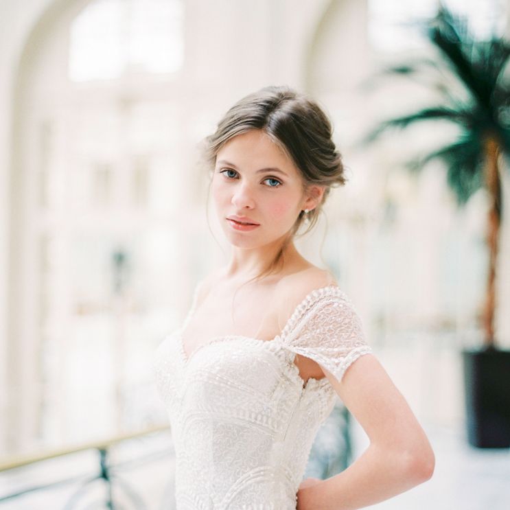 Elegant Wedding Inspiration From The Waldorf Astoria Hotel With Gowns By Mirror Mirror Bridal Couture & Images From And Your Story Photography