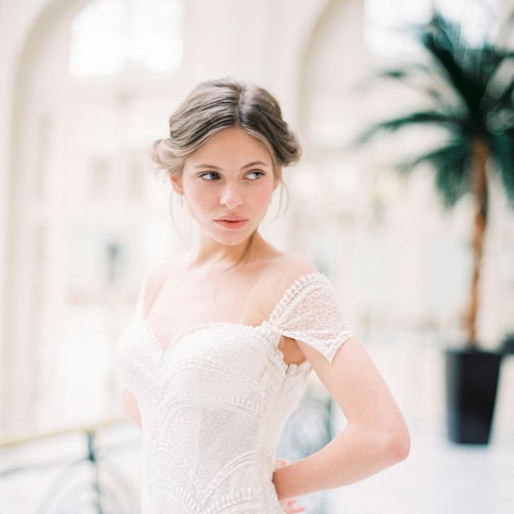 Elegant Wedding Inspiration From The Waldorf Astoria Hotel With Gowns By Mirror Mirror Bridal Couture & Images From And Your Story Photography