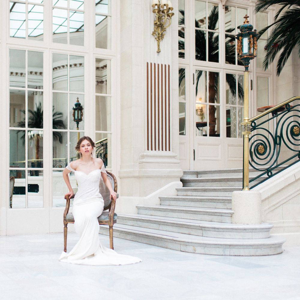 Elegant Wedding Inspiration From The Waldorf Astoria Hotel With Gowns By Mirror Mirror Bridal Couture & Images From And Your Story Photography
