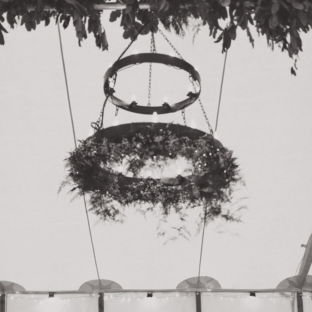 Hanging Greenery Hoop