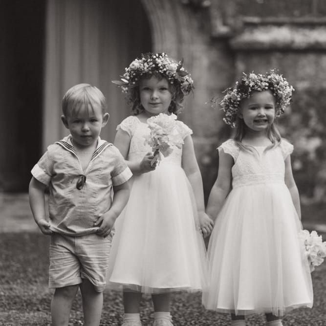 Flower Girls in John Lewis Dresses